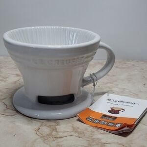 Le Creuset Classic White Coffee Dripper